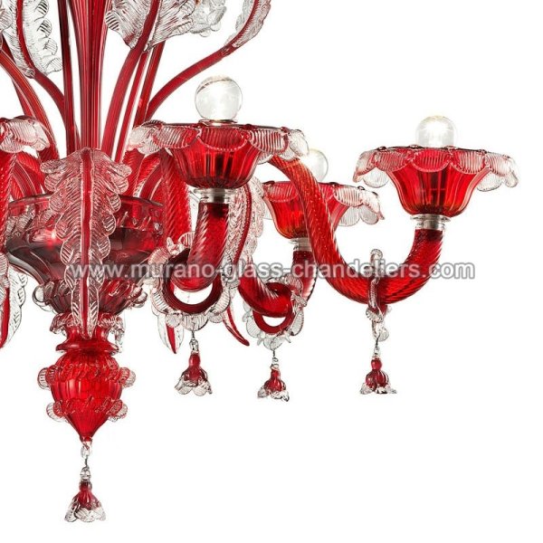 MURANO GLASS CHANDELIERSۥꥢͥ󥬥饹ǥꥢ6SANTA LUCIAסW750H750mm