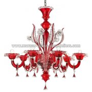 MURANO GLASS CHANDELIERSۥꥢͥ󥬥饹ǥꥢ6SANTA LUCIAסW750H750mm