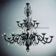 【MURANO GLASS CHANDELIERS】イタリア・ヴェネチアンガラスシャンデリア18灯「SANTA LUCIA」（W1900×H1900mm）<img class='new_mark_img2' src='https://img.shop-pro.jp/img/new/icons1.gif' style='border:none;display:inline;margin:0px;padding:0px;width:auto;' />