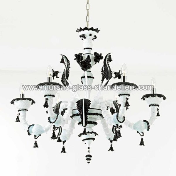 MURANO GLASS CHANDELIERSۥꥢͥ󥬥饹ǥꥢ6STEFANIAסW950H850mm