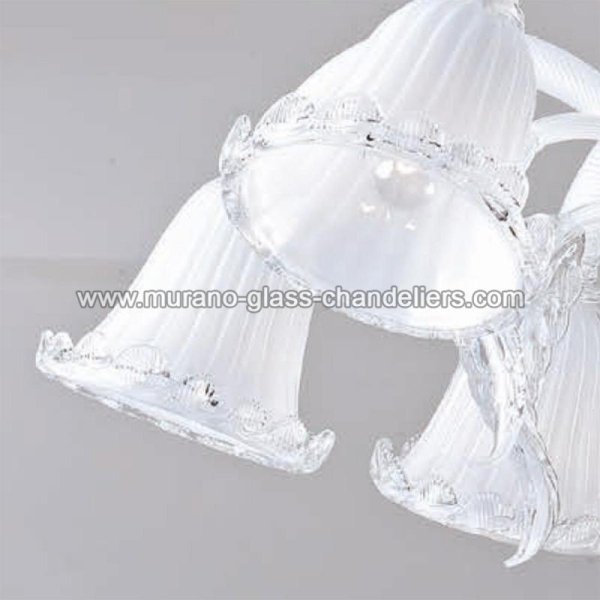 MURANO GLASS CHANDELIERSۥꥢͥ󥬥饹ǥꥢ6TARAסW850H550mm