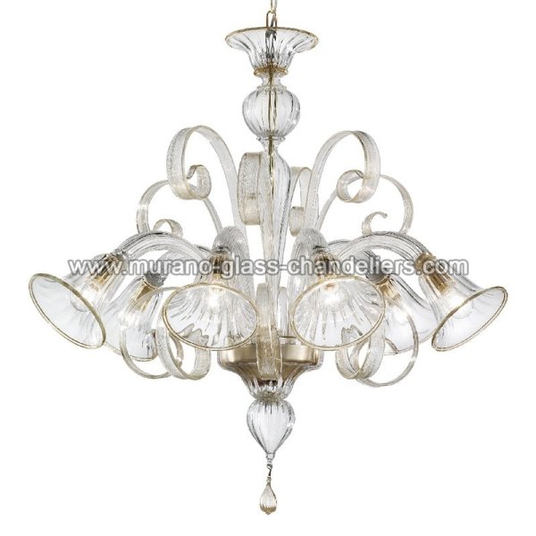 MURANO GLASS CHANDELIERSۥꥢͥ󥬥饹ǥꥢ6VENEZIAסW800H800mm