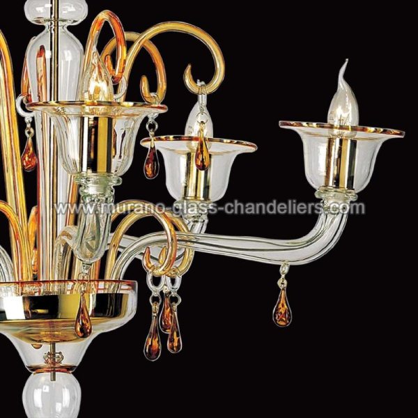 MURANO GLASS CHANDELIERSۥꥢͥ󥬥饹ǥꥢ5ALCESTIסW800H750mm