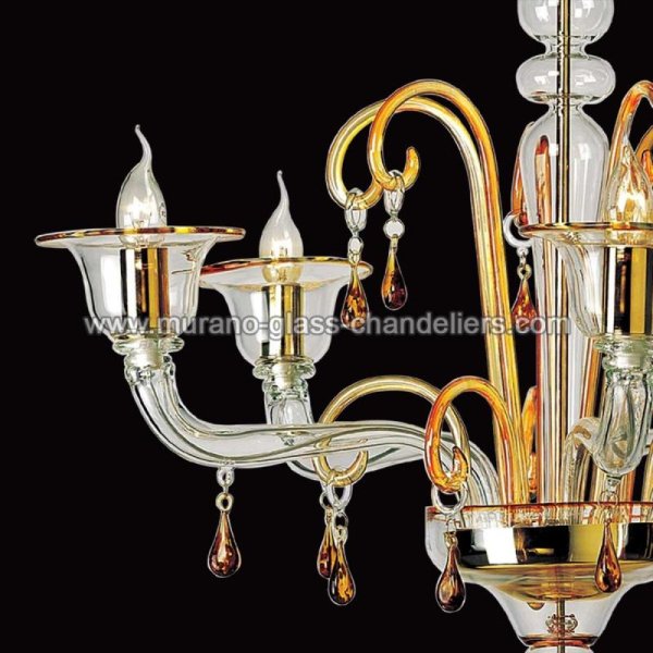 MURANO GLASS CHANDELIERSۥꥢͥ󥬥饹ǥꥢ5ALCESTIסW800H750mm