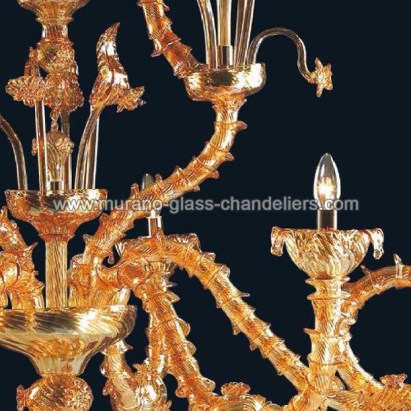 MURANO GLASS CHANDELIERSۥꥢͥ󥬥饹ǥꥢ6ALECסW1400H1150mm