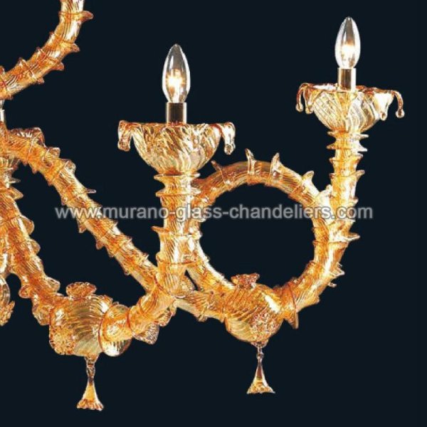 MURANO GLASS CHANDELIERSۥꥢͥ󥬥饹ǥꥢ6ALECסW1400H1150mm