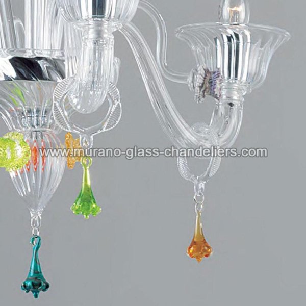 MURANO GLASS CHANDELIERSۥꥢͥ󥬥饹ǥꥢ3AMANDAסW550H600mm