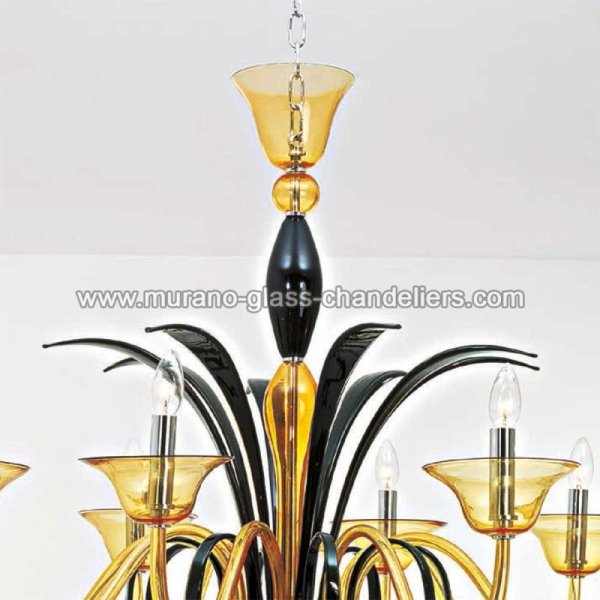 MURANO GLASS CHANDELIERSۥꥢͥ󥬥饹ǥꥢ8BACCANTIסW1100H950mm