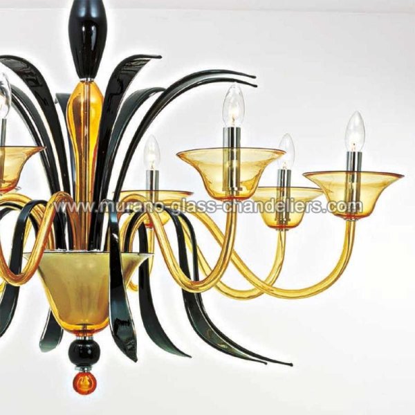 MURANO GLASS CHANDELIERSۥꥢͥ󥬥饹ǥꥢ8BACCANTIסW1100H950mm