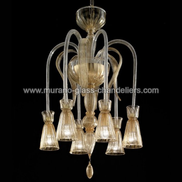 MURANO GLASS CHANDELIERSۥꥢͥ󥬥饹ǥꥢ6CALLISTOסW520H720mm