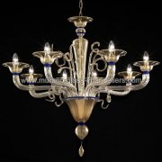 【MURANO GLASS CHANDELIERS】イタリア・ヴェネチアンガラスシャンデリア8灯「CANNAREGIO」（W950×H700mm）<img class='new_mark_img2' src='https://img.shop-pro.jp/img/new/icons1.gif' style='border:none;display:inline;margin:0px;padding:0px;width:auto;' />