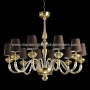 【MURANO GLASS CHANDELIERS】イタリア・ヴェネチアンガラスシャンデリア10灯「CASTORE」（W950×H1100mm）<img class='new_mark_img2' src='https://img.shop-pro.jp/img/new/icons1.gif' style='border:none;display:inline;margin:0px;padding:0px;width:auto;' />