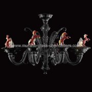 MURANO GLASS CHANDELIERSۥꥢͥ󥬥饹ǥꥢ8CAVALLINOסW950H850mm