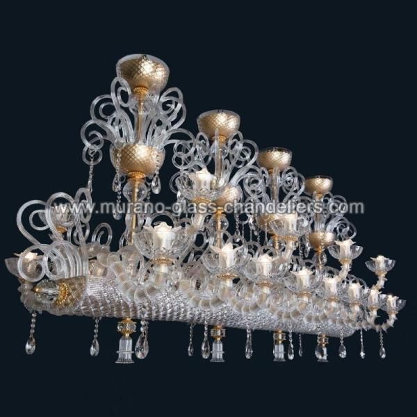 ヴェネチアンガラスシャンデリア24灯「CEDRIC」