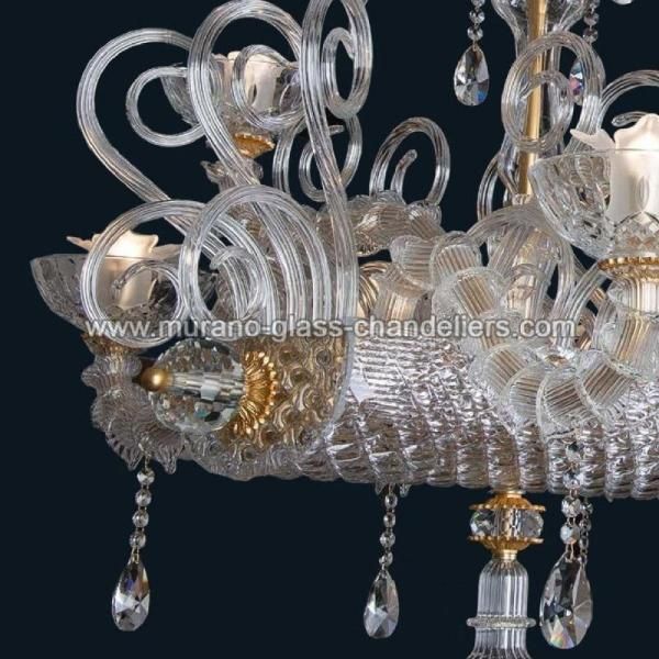 【カサブランカ】シャンデリア② ヴェネチアンガラスシャンデリア24灯「CEDRIC」