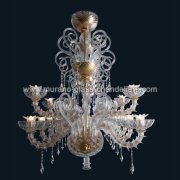 【MURANO GLASS CHANDELIERS】イタリア・ヴェネチアンガラスシャンデリア24灯「CEDRIC」（W2000×H950mm）<img class='new_mark_img2' src='https://img.shop-pro.jp/img/new/icons1.gif' style='border:none;display:inline;margin:0px;padding:0px;width:auto;' />