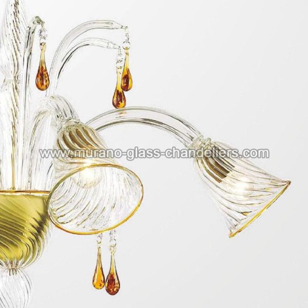 MURANO GLASS CHANDELIERSۥꥢͥ󥬥饹ǥꥢ5CRISTAסW850H800mm