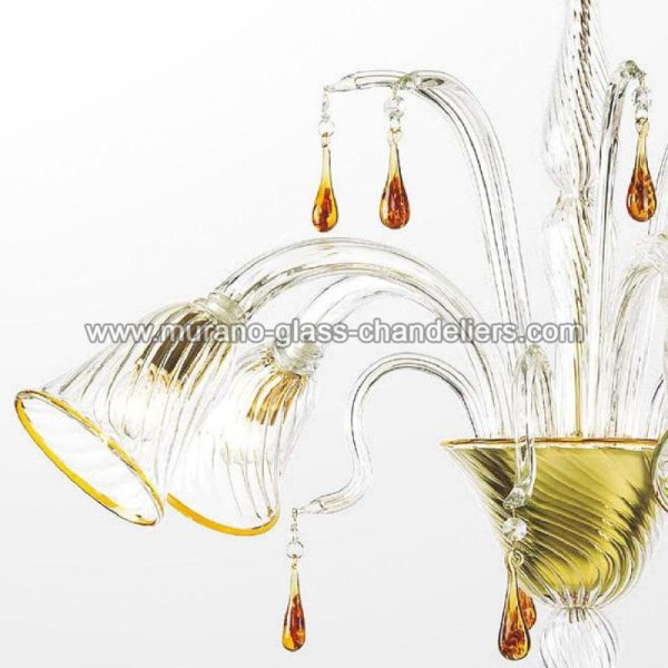 MURANO GLASS CHANDELIERSۥꥢͥ󥬥饹ǥꥢ5CRISTAסW850H800mm