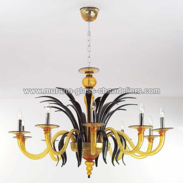 MURANO GLASS CHANDELIERSۥꥢͥ󥬥饹ǥꥢ10DARSENAסW1100H800mm