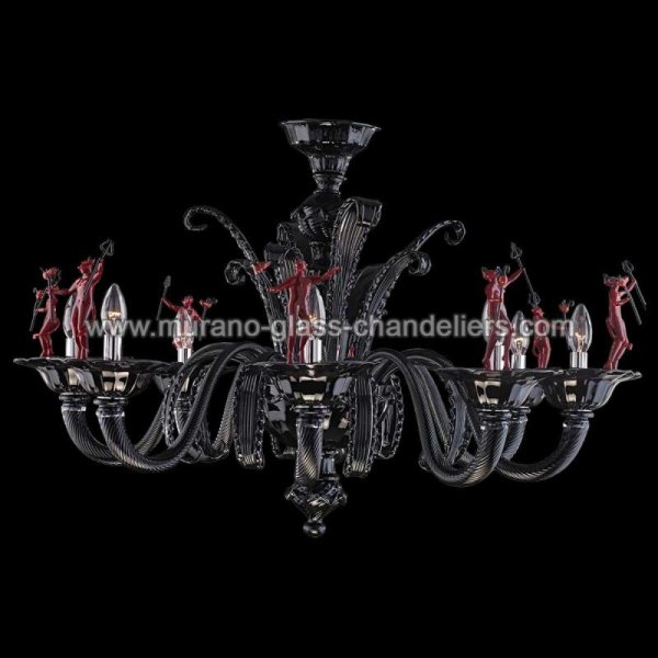 MURANO GLASS CHANDELIERSۥꥢͥ󥬥饹ǥꥢ8DIABLOסW950H850mm