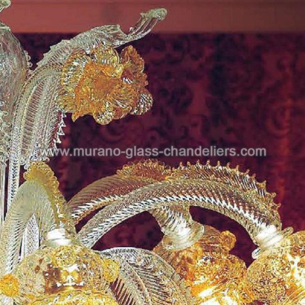 MURANO GLASS CHANDELIERSۥꥢͥ󥬥饹ǥꥢ6ELLESSEסW850H800mm