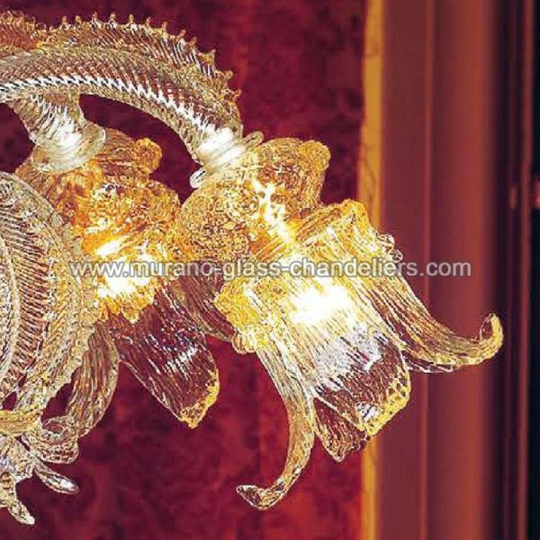 MURANO GLASS CHANDELIERSۥꥢͥ󥬥饹ǥꥢ6ELLESSEסW850H800mm