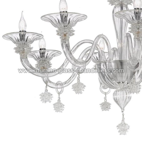 MURANO GLASS CHANDELIERSۥꥢͥ󥬥饹ǥꥢ8FATIMAסW950H1050mm