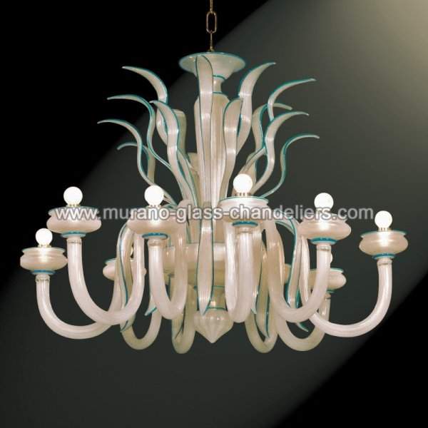 MURANO GLASS CHANDELIERSۥꥢͥ󥬥饹ǥꥢ10GERDAסW1000H750mm