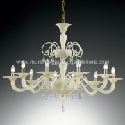【MURANO GLASS CHANDELIERS】イタリア・ヴェネチアンガラスシャンデリア10灯「GERTRUDE」（W1160×H820mm）<img class='new_mark_img2' src='https://img.shop-pro.jp/img/new/icons1.gif' style='border:none;display:inline;margin:0px;padding:0px;width:auto;' />