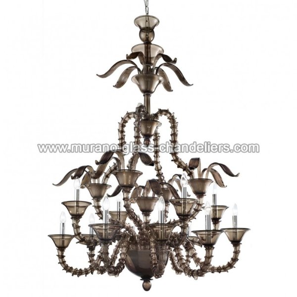 MURANO GLASS CHANDELIERSۥꥢͥ󥬥饹ǥꥢ12GIANOסW1100H1400mm