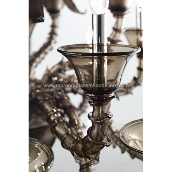 MURANO GLASS CHANDELIERSۥꥢͥ󥬥饹ǥꥢ12GIANOסW1100H1400mm