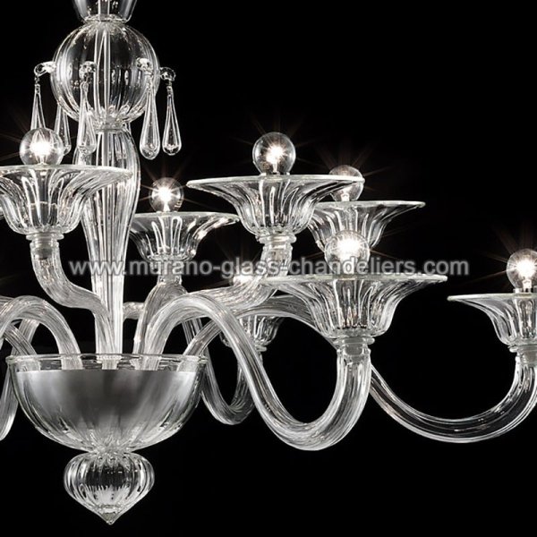 MURANO GLASS CHANDELIERSۥꥢͥ󥬥饹ǥꥢ12GIOIAסW900H1100mm