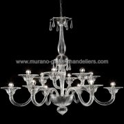 【MURANO GLASS CHANDELIERS】イタリア・ヴェネチアンガラスシャンデリア12灯「GIOIA」（W900×H1100mm）<img class='new_mark_img2' src='https://img.shop-pro.jp/img/new/icons1.gif' style='border:none;display:inline;margin:0px;padding:0px;width:auto;' />