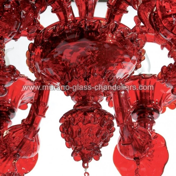 MURANO GLASS CHANDELIERSۥꥢͥ󥬥饹ǥꥢ6GRANATOסW860H750mm