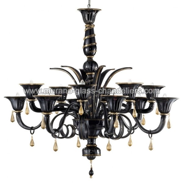 MURANO GLASS CHANDELIERSۥꥢͥ󥬥饹ǥꥢ12GRISOסW1200H1100mm