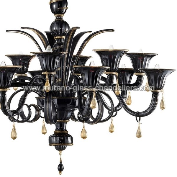 MURANO GLASS CHANDELIERSۥꥢͥ󥬥饹ǥꥢ12GRISOסW1200H1100mm