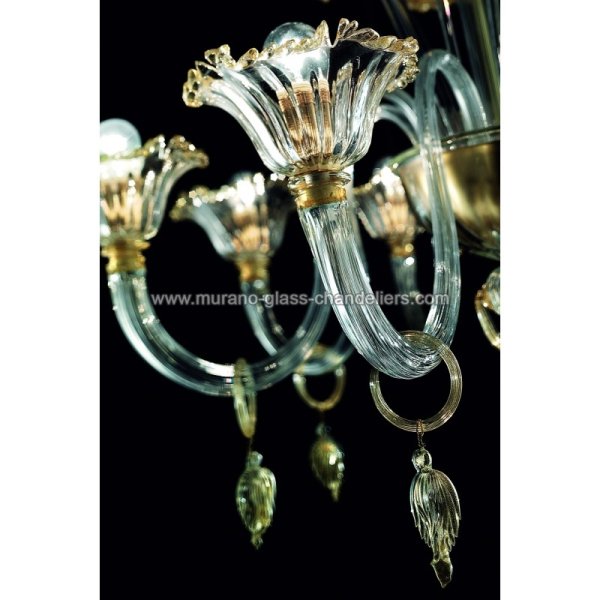 MURANO GLASS CHANDELIERSۥꥢͥ󥬥饹ǥꥢ8NOVECENTOסW900H850mm