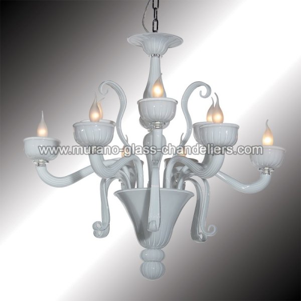 MURANO GLASS CHANDELIERSۥꥢͥ󥬥饹ǥꥢ9NUVOLA BIANCAסW900H800mm