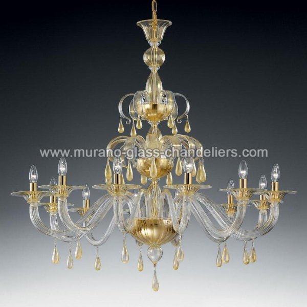 MURANO GLASS CHANDELIERSۥꥢͥ󥬥饹ǥꥢ12OLIVIAסW1400H1050mm