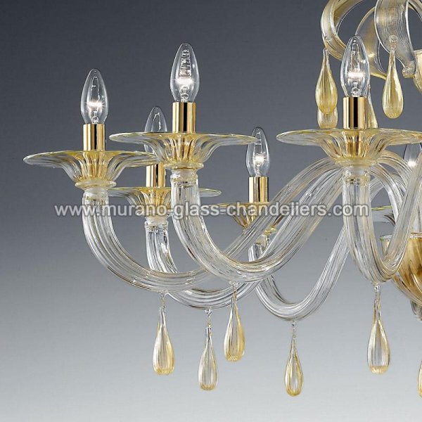 MURANO GLASS CHANDELIERSۥꥢͥ󥬥饹ǥꥢ12OLIVIAסW1400H1050mm