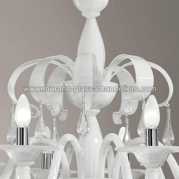 MURANO GLASS CHANDELIERSۥꥢͥ󥬥饹ǥꥢ8OLIVIAסW900H800mm