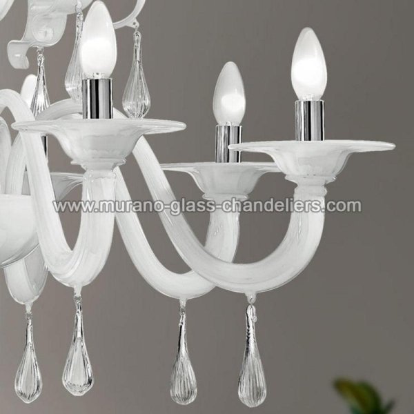 MURANO GLASS CHANDELIERSۥꥢͥ󥬥饹ǥꥢ8OLIVIAסW900H800mm