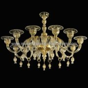 【MURANO GLASS CHANDELIERS】イタリア・ヴェネチアンガラスシャンデリア12灯「ORFEO」（W1200×H900mm）<img class='new_mark_img2' src='https://img.shop-pro.jp/img/new/icons1.gif' style='border:none;display:inline;margin:0px;padding:0px;width:auto;' />