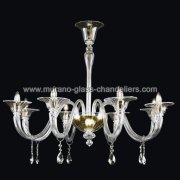 【MURANO GLASS CHANDELIERS】イタリア・ヴェネチアンガラスシャンデリア8灯「ORLA」（W1050×H850mm）