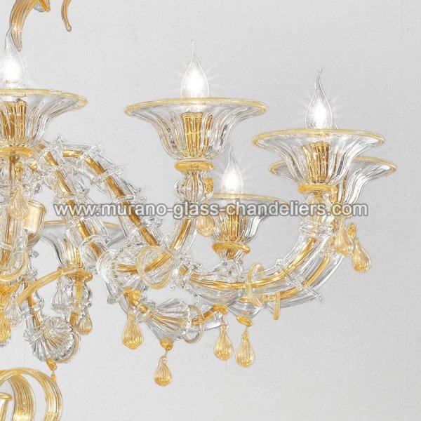 MURANO GLASS CHANDELIERSۥꥢͥ󥬥饹ǥꥢ12PARADISOסW1200H1500mm