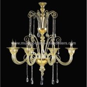 【MURANO GLASS CHANDELIERS】イタリア・ヴェネチアンガラスシャンデリア8灯「PERICLE」（W1000×H1000mm）<img class='new_mark_img2' src='https://img.shop-pro.jp/img/new/icons1.gif' style='border:none;display:inline;margin:0px;padding:0px;width:auto;' />