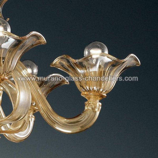 MURANO GLASS CHANDELIERSۥꥢͥ󥬥饹ǥꥢ6PERPETUAסW760H700mm