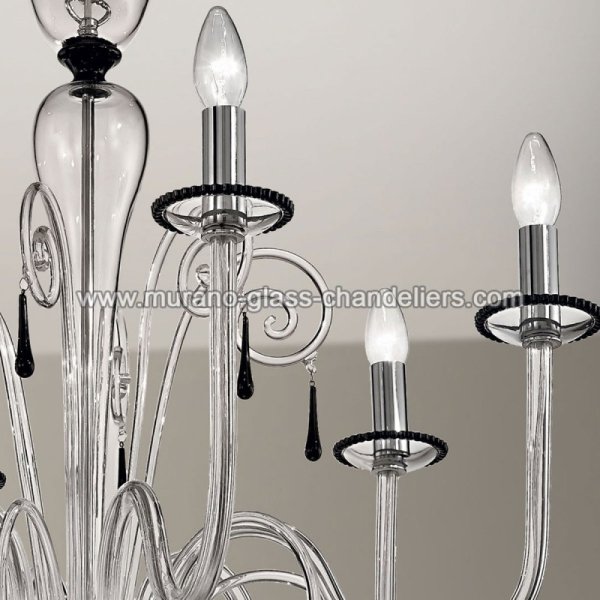 MURANO GLASS CHANDELIERSۥꥢͥ󥬥饹ǥꥢ6PICANDOIסW750H720mm