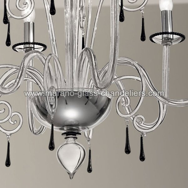 MURANO GLASS CHANDELIERSۥꥢͥ󥬥饹ǥꥢ6PICANDOIסW750H720mm