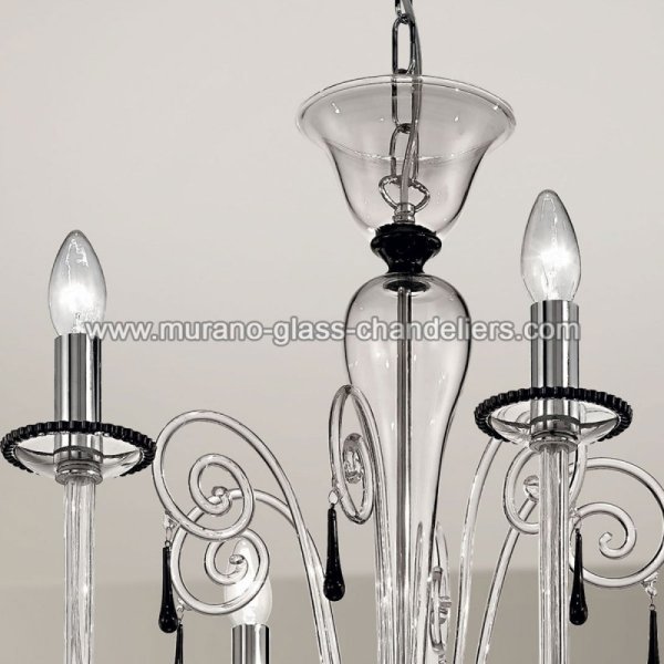 MURANO GLASS CHANDELIERSۥꥢͥ󥬥饹ǥꥢ6PICANDOIסW750H720mm